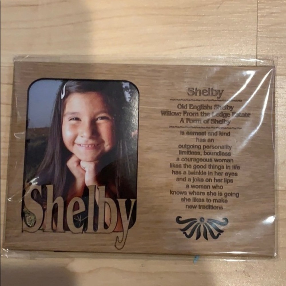 New Wood frame personal Shelby Picture frame 7x5”